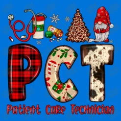 Pct Patient Care Technician Christmas Tote Bags -House Garden Shop d.2288896070.23350267.s3.1 0074d9 YXJ0aXN0c2hvdA 800x800 1