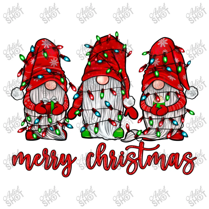 Merry Christmas Gnome With Christmas Lights Stainless Steel Water Bottle 3 Merry Christmas Gnome With Christmas Lights Stainless Steel Water Bottle - Image 3