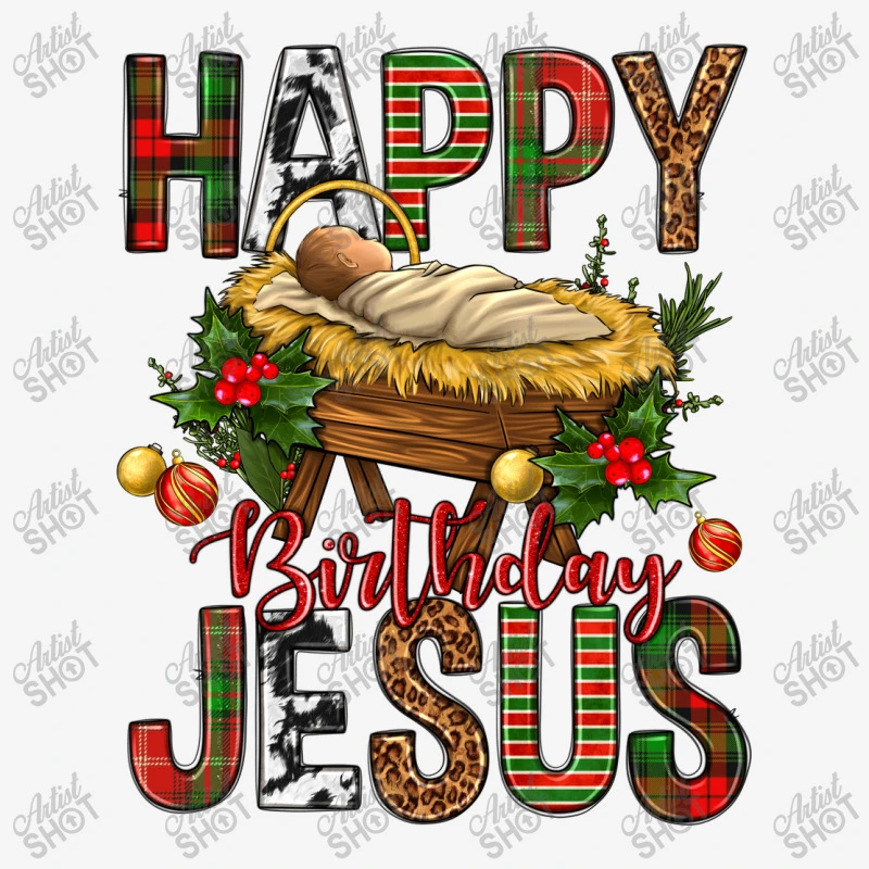 Happy Birthday Jesus Christmas Adjustable Cap 3 Happy Birthday Jesus Christmas Adjustable Cap - Image 3