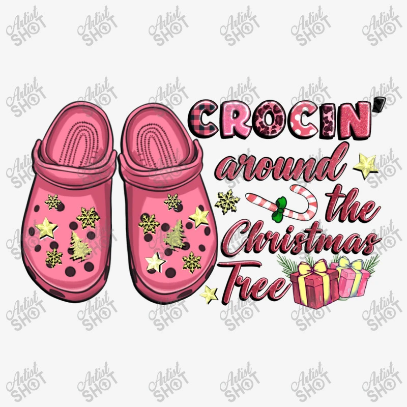 Pink Christmas Crocin' Around The Christmas Tree Weekender Totes 3 Pink Christmas Crocin' Around The Christmas Tree Weekender Totes - Image 3