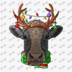 Cow Reindeer Antlers Cute Christmas Animal Xmas Ki Tote Bags -House Garden Shop d.2526165760.25064416.s3.1 f5f5f5 Wml6 800x800 1
