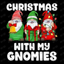 Christmas With My Gnomies Santa Gnome Funny Family Adjustable Cap -House Garden Shop d.2526169887.25065786.s3.1 000000 Wml6 800x800 1