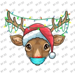 Christmas Mask Cute Rudolph Reindeer Mask Xmas 202 Stainless Steel Water Bottle -House Garden Shop d.2526174010.25065797.s3.1 ffffff Wml6 800x800 1