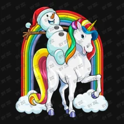 Christmas Snowman Riding Unicorn Xmas Magical Rain Weekender Totes -House Garden Shop d.2526174550.25065791.s3.1 111111 Wml6 800x800 1