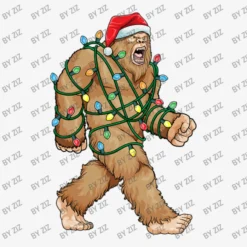 Bigfoot Santa Christmas Tree Lights Xmas Sasquatch Adjustable Strap Totes -House Garden Shop d.2526186727.25069008.s3.1 f5f5f5 Wml6 800x800 1