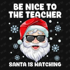 Be Nice To The Teacher Santa Christmas Funny Santa Tote Bags -House Garden Shop d.2526189965.25069802.s3.1 111111 Wml6 800x800 1