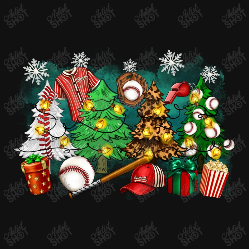 Christmas Trees With Baseball Weekender Totes 3 Christmas Trees With Baseball Weekender Totes - Image 3