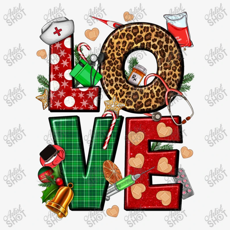 Love Nurse Christmas Tote Bags 3 Love Nurse Christmas Tote Bags - Image 3