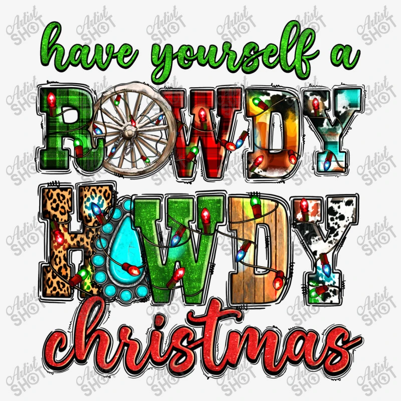 Have Yourself A Rowdy Howdy Christmas Throw Pillow 3 Have Yourself A Rowdy Howdy Christmas Throw Pillow - Image 3
