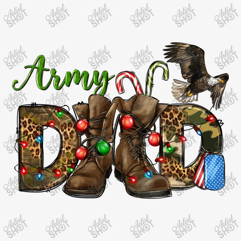 Christmas Army Dad Adjustable Strap Totes 3 Christmas Army Dad Adjustable Strap Totes - Image 3
