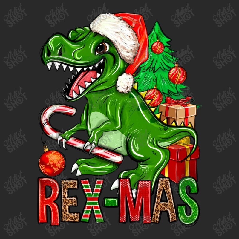 Rex-mas Christmas T-Rex Printed Hat 4 Rex-mas Christmas T-Rex Printed Hat - Image 4