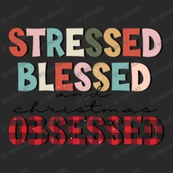 Stressed Blessed And Christmas Obsesse Printed Hat -House Garden Shop d.2526384550.25088381.s3.1 292929 TUVHQU1P 800x800 1