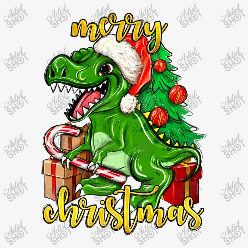 Merry Christmas T-Rex Fanny Pack 2 Merry Christmas T-Rex Fanny Pack - Image 2
