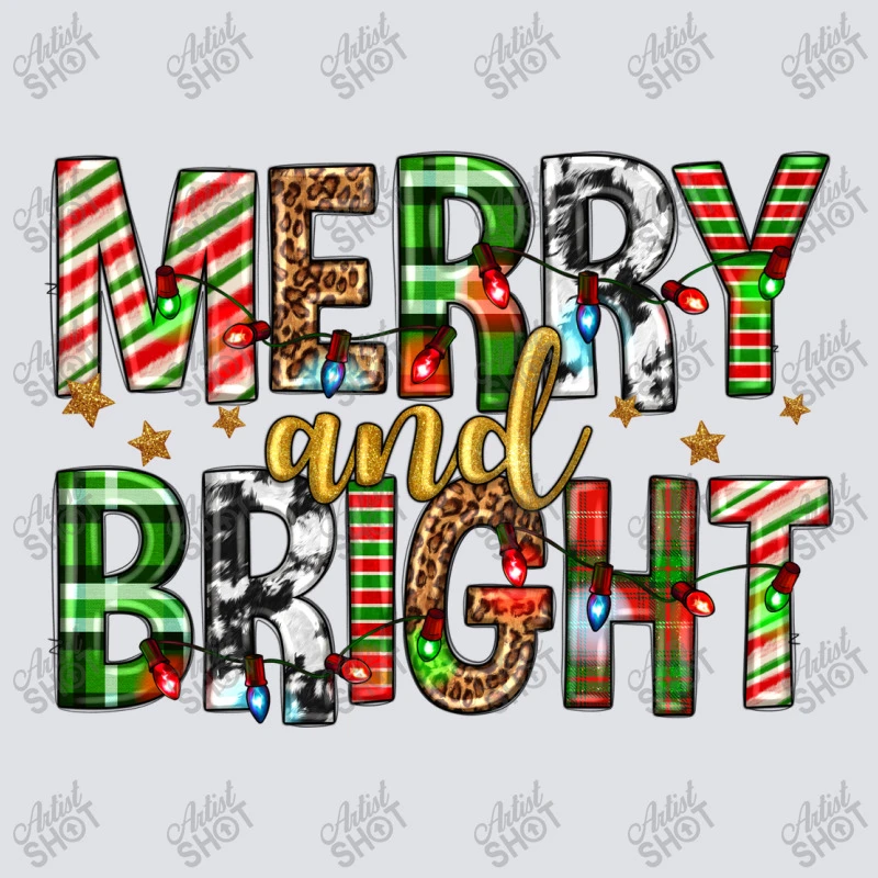Merry And Bright Christmas Bucket Hat 2 Merry And Bright Christmas Bucket Hat - Image 2
