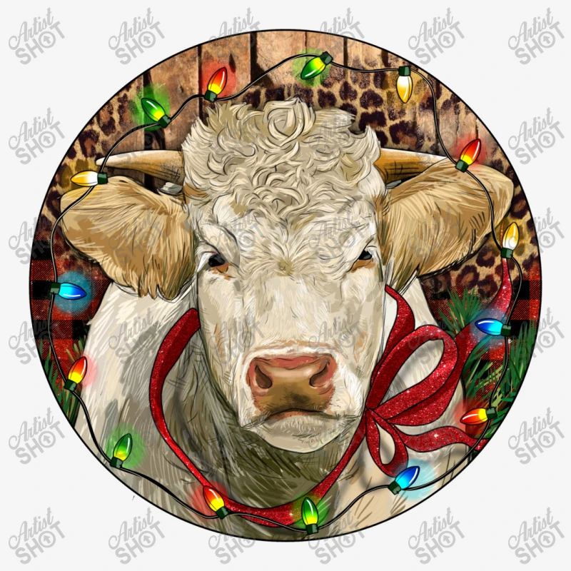 Charolais Heifer Christmas Fanny Pack 2 Charolais Heifer Christmas Fanny Pack - Image 2