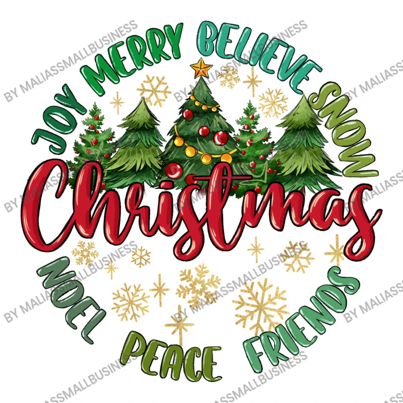 Christmas Vibes Stainless Steel Water Bottle 3 Christmas Vibes Stainless Steel Water Bottle - Image 3