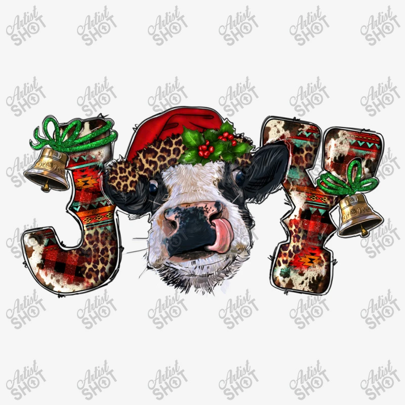 Christmas Joy Heifer Cow Throw Pillow 3 Christmas Joy Heifer Cow Throw Pillow - Image 3