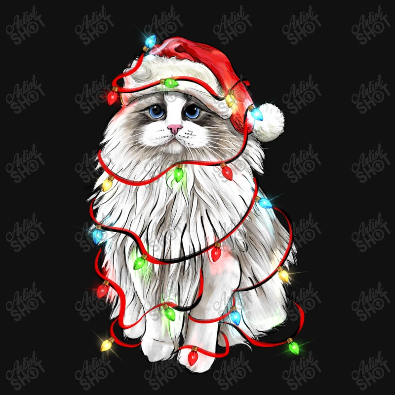 Christmas Ragdoll Cat Fanny Pack 2 Christmas Ragdoll Cat Fanny Pack - Image 2