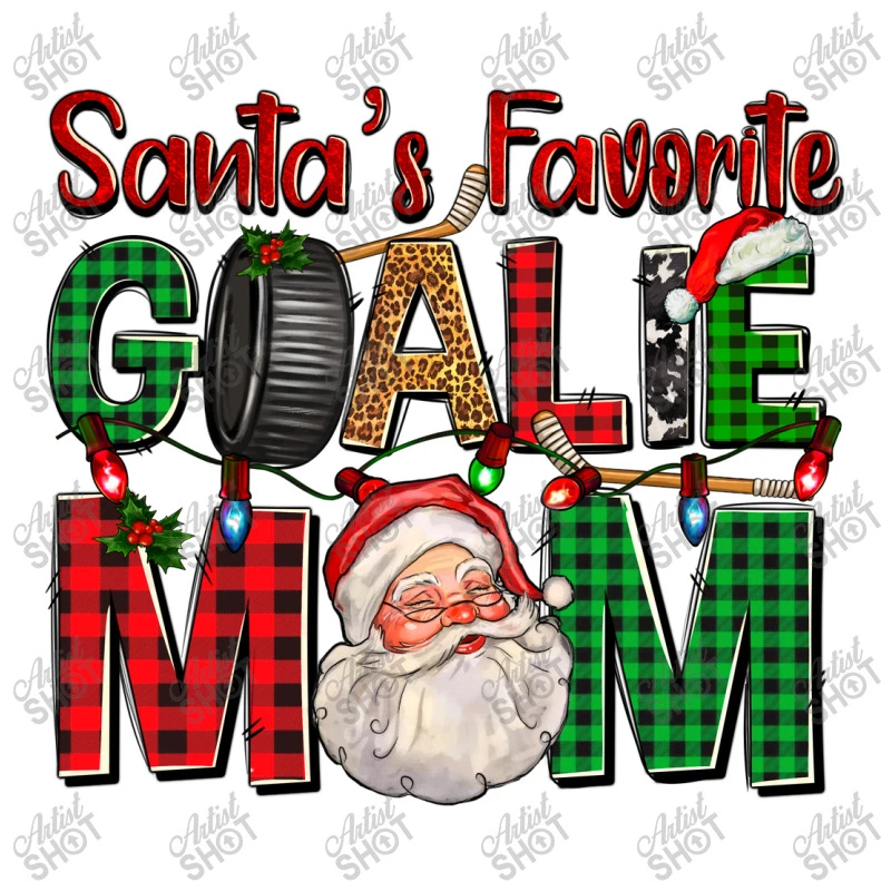 Santa's Favorite Hockey Goalie Mom Christmas Stainless Steel Water Bottle 3 Santa's Favorite Hockey Goalie Mom Christmas Stainless Steel Water Bottle - Image 3