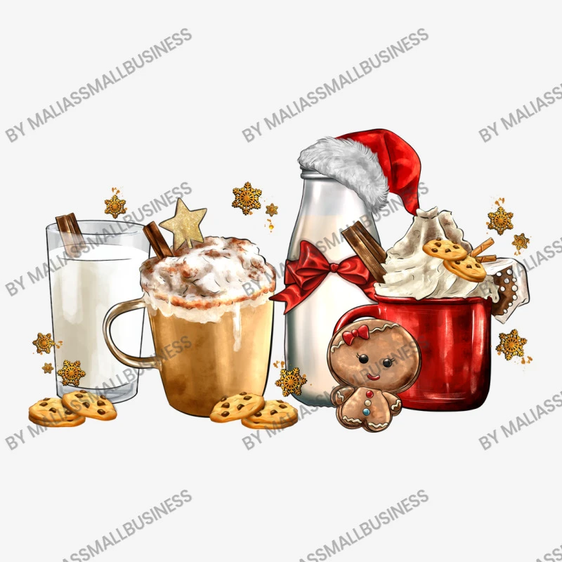 Christmas Milk And Cookie Latte Coffee Cups Throw Pillow 3 Christmas Milk And Cookie Latte Coffee Cups Throw Pillow - Image 3