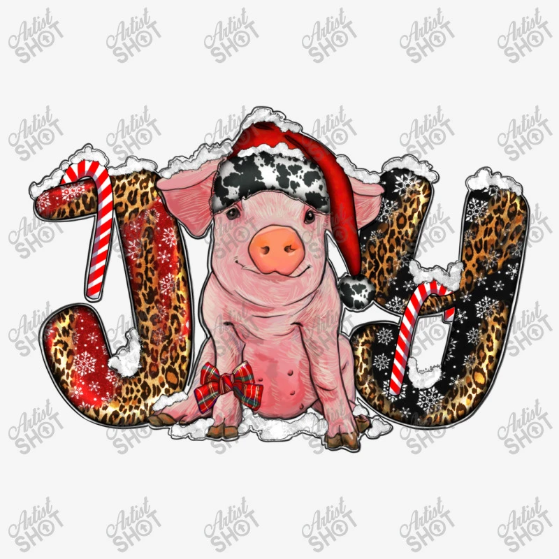 Christmas Joy With Pig Tote Bags 3 Christmas Joy With Pig Tote Bags - Image 3
