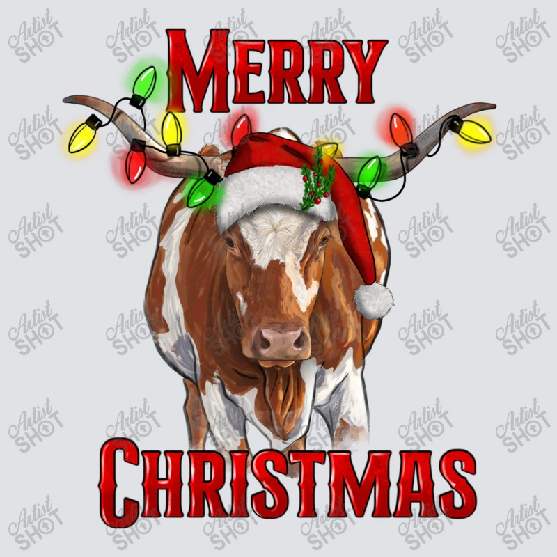 Merry Christmas Longhorn Cow Bucket Hat 2 Merry Christmas Longhorn Cow Bucket Hat - Image 2