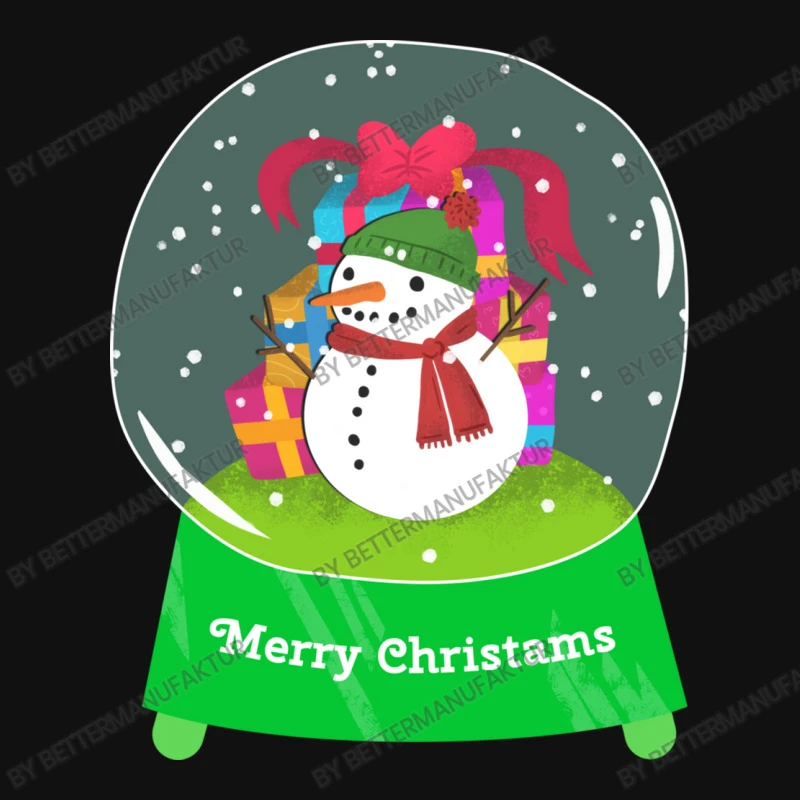 Snow Globe Funny Xmas Snowman Snowflakes Christmas Accessory Pouches 3 Snow Globe Funny Xmas Snowman Snowflakes Christmas Accessory Pouches - Image 3