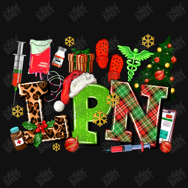 Lpn Christmas Nurse With Fanny Pack 2 Lpn Christmas Nurse With Fanny Pack - Image 2