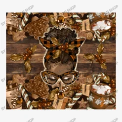 Afro Messy Bun Melanin Christmas Accessory Pouches -House Garden Shop d.2527104342.25097386.s3.1 f5f5f5 SFJBIERlc2lnbiBTaG9w 800x800 1