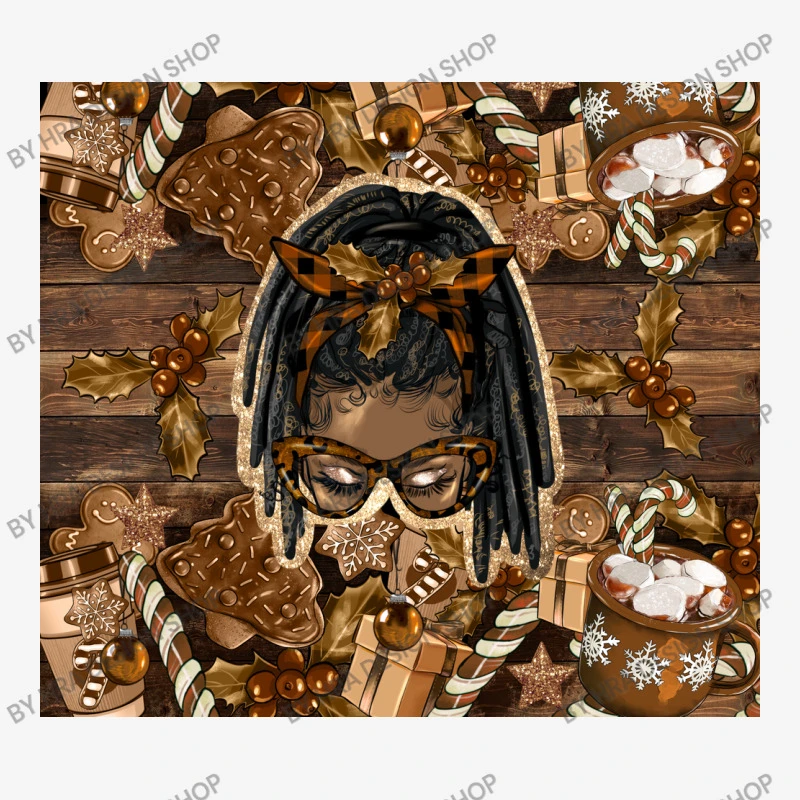 Afro Messy Bun Locs Ponytail Melanin Christmas Adjustable Cap 3 Afro Messy Bun Locs Ponytail Melanin Christmas Adjustable Cap - Image 3