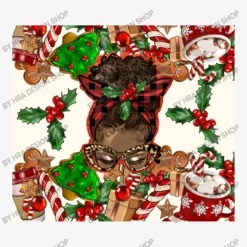Afro Messy Bun Christmas Accessory Pouches -House Garden Shop d.2527105364.25097366.s3.1 f5f5f5 SFJBIERlc2lnbiBTaG9w 800x800 1
