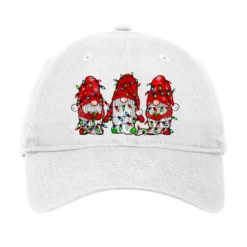 Gnome With Christmas Lights Adjustable Cap