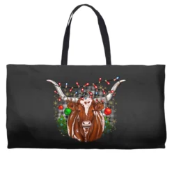 Christmas Texas Longhorn Weekender Totes