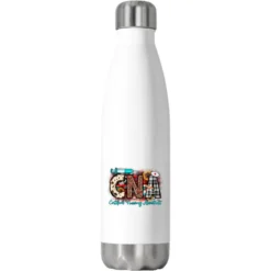 Christmas Cna Certified Nursing Assistant Stainless Steel Water Bottle