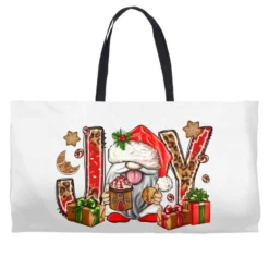 Joy With Christmas Gnome Weekender Totes