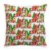 Joy Christmas Unicorn Throw Pillow