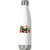 Joy Christmas Panda Stainless Steel Water Bottle
