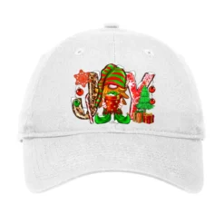 Joy Christmas Elf Gnome Adjustable Cap