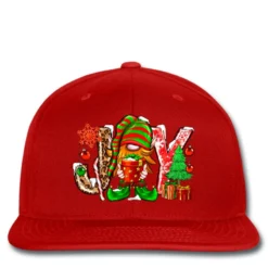 Joy Christmas Elf Gnome Printed Hat