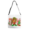 Joy Christmas Elf Gnome Adjustable Strap Totes