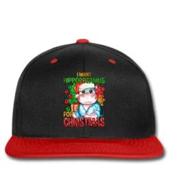 I Want Hippopotamus For Christmas Printed Hat