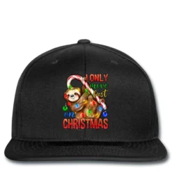 I Only Move Fast On Christmas Sloth Printed Hat