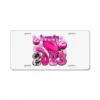 Howdy 2023 Pink Christmas License Plate