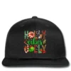 Holly Jolly Vibes With Christmas Candies Printed Hat