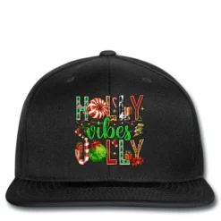 Holly Jolly Vibes With Christmas Candies Printed Hat