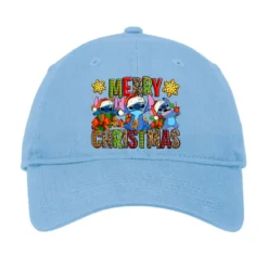 Merry Christmas Stitch Adjustable Cap
