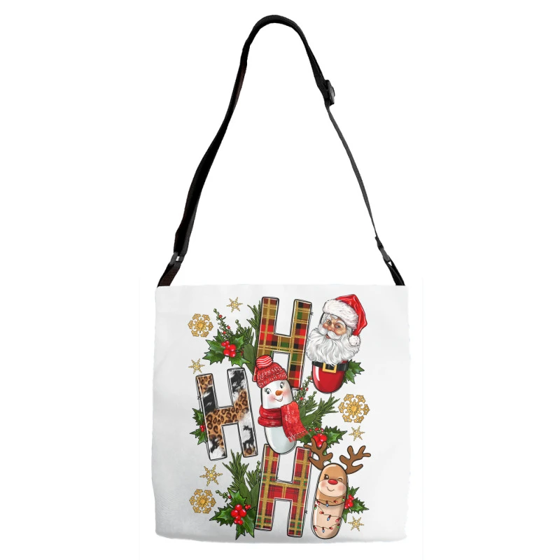 Ho Ho Ho Pharmacy Christmas Adjustable Strap Totes 1 Ho Ho Ho Pharmacy Christmas Adjustable Strap Totes