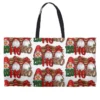 Ho Ho Ho Christmas Gnomes Weekender Totes