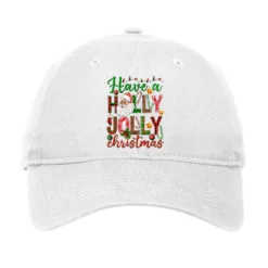 Have A Holly Jolly Christmas Adjustable Cap