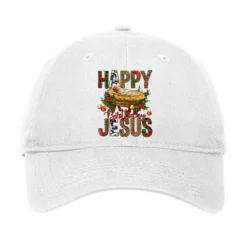 Happy Birthday Jesus Christmas Adjustable Cap